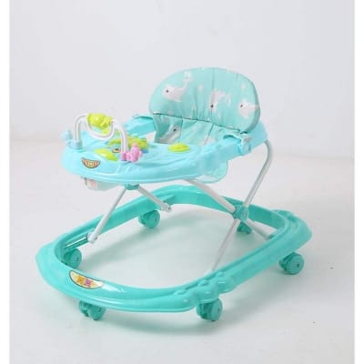 Picture of Baby Walker 6120 With Music, Toys, Height Adjustable Children, Learning, Driving - Green