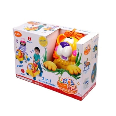 Picture of Baby Walker 2 In 1 Bicycle To Walker - Multicolor