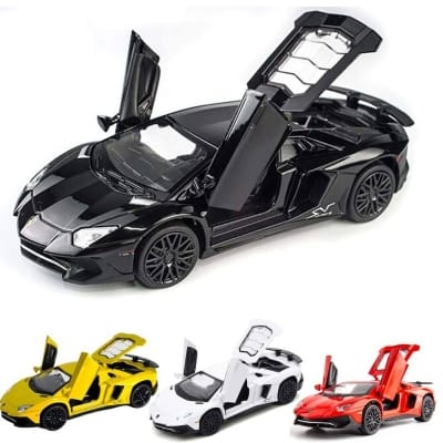 Picture of 1:32 Die-cast Alloy Lamo Aventador LP750-4 Sports Car with Music & Light & Openable Doors Vehicle Models Toys for Kids Adult(Colors As Per Stock)