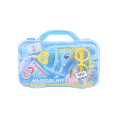 Picture of Newest Design Children Plastic Pretend Role Play Toy Doctor Set With Light - Blue