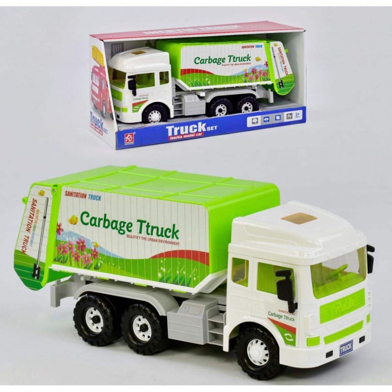 Picture of Friction Carbage Turuck Baby toys for kids - Green