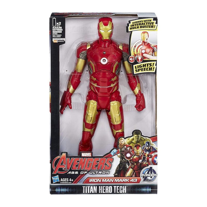 Picture of Marvel Avengers Age of Ultron  Hero Tech Iron Man 12 Inch Figure - Multicolor