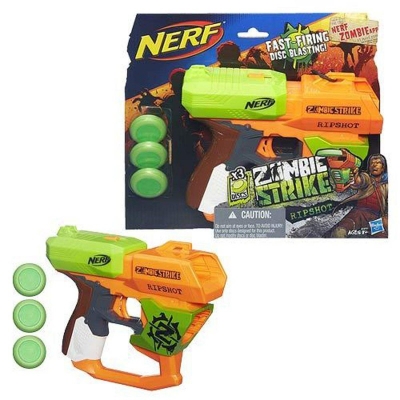 Picture of NERF Zombie Strike RIPSHOT Dart Blaster RIP SHOT - Orange