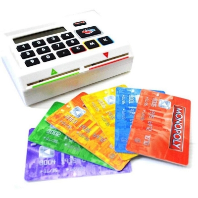 Picture of Multicolor Monopoly electronic banking board game, Number Of Players: 2 To 6 Players - Red