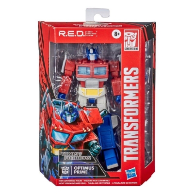 Picture of Transformers R.E.D. [Robot Enhanced Design] The Transformers G1 Optimus Prime - Red