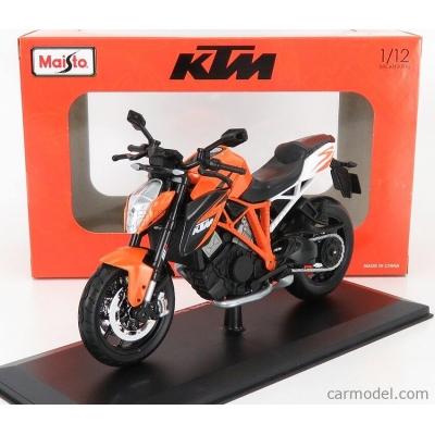 Picture of Maisto 1:12 KTM 1290 Super Duke R alloy off-road motorcycle genuine authorized die-casting model toy car collection gift - Multicolor