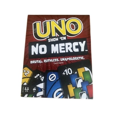 Picture of Apex52 ​U.N.O.No Mercy Card Game for Kids, Adults & Family Parties and Travel with Extra Cards, Special Rules and Tougher Penalties. - Multicolor