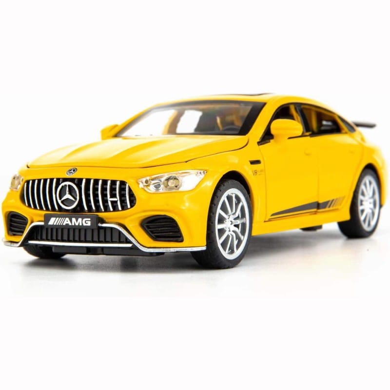 Picture of 【Funny Bunny Toy Store】GC 1/32 C63 Alloy Pull-back With Base Simulation Diecast With Sound Light Effect Door For Boys Birthday Xmas Gifts