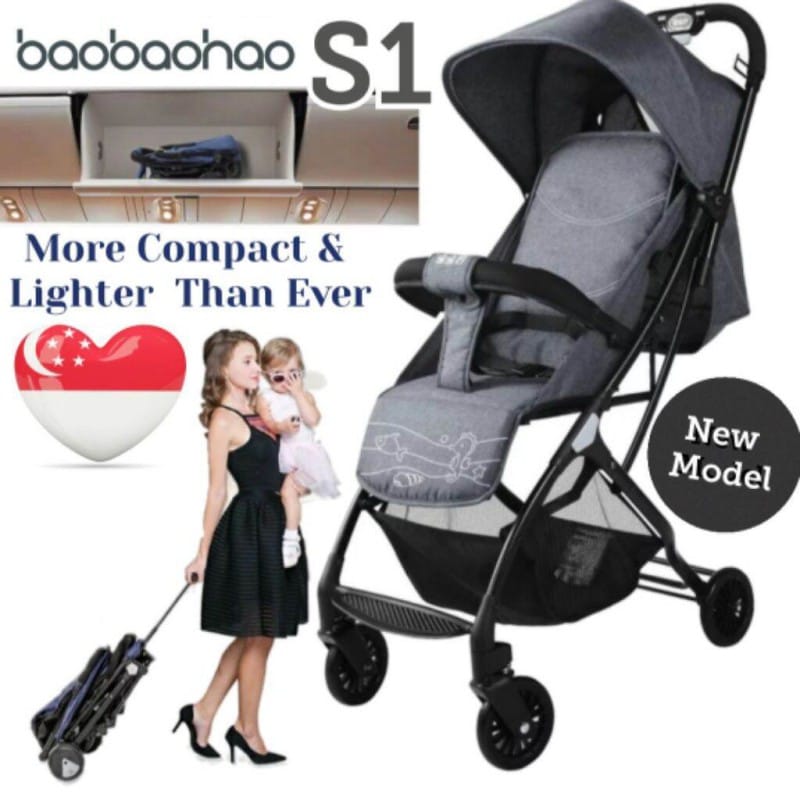Picture of New Baby Luggage Stroller pocket pram S1- Blue