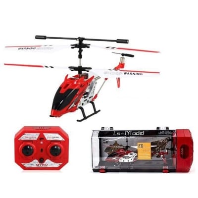 Picture of RC Helicopter 3.5  Gyro Channel Remote Control Helicogyro - Red 