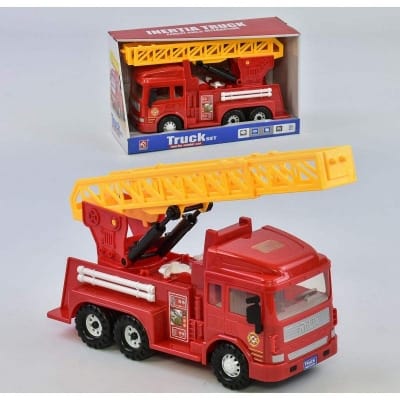 Picture of Friction Fire Engine Baby toys for kids - Red