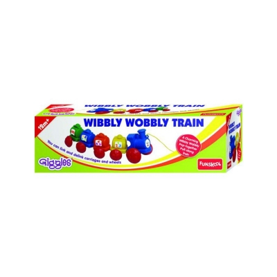 Picture of Funskool Wibbly Wobbly Train - Multicolor