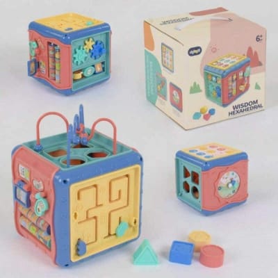 Picture of Ready Stock‼️‼️ Education Kid Learning Toy 6Surface Cube For 6month-3years old Baby - Multicolor