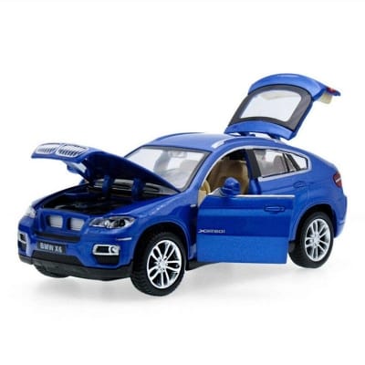 Picture of 1:32 BMW X6 SUV Diecast Model Car Kid Metal Alloy Pull Back Collection Decor Toy