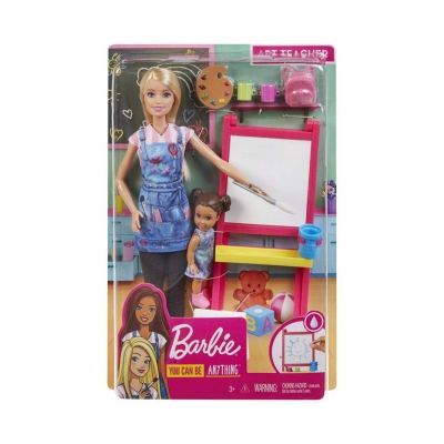 Picture of Mattel Barbie Art Teacher Playset DHB63 / GJM29 - Multicolor