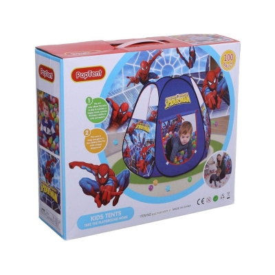 Picture of POPTENT Pool Play Tent with 100 balls  Print for Kids 3+y age - Multicolor