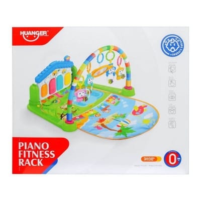Picture of HUANGER Multi Function Piano Fitness Rack with Playing Toys - Multicolor