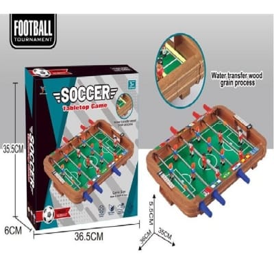 Picture of Table Soccer Mini Football Board Game Kit Toys For Kids Sport Outdoor Portable Tabletop Games Play Educational Toys Gift, Tabletop Football by Letterbox - Multicolor