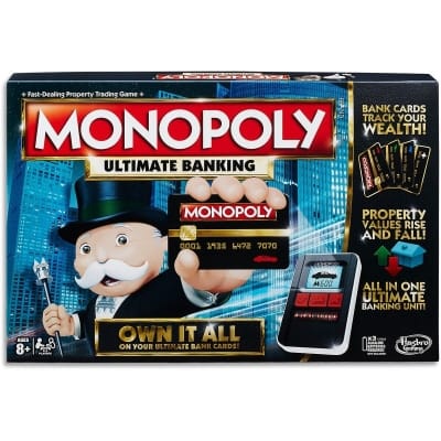Picture of Hasbro Gaming New Monopoly Ultimate Banking Multiplayer Board Game Electronic Credit Card - Multicolor