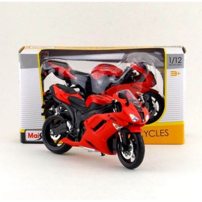 Picture of Kawasaki Ninja ZX-6R Red 1:12 Maisto - Red
