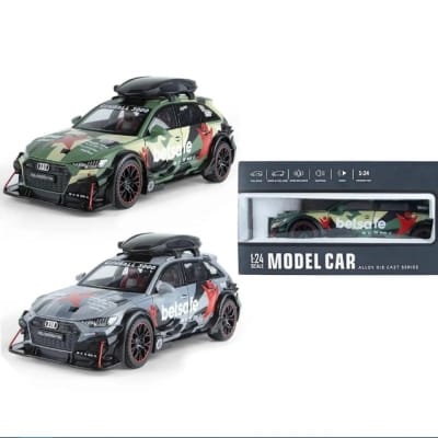Picture of 1/24 Diecast Car Model:  Scale Alloy Vehicle with Lights & Sound - Perfect Gift - Multicolor