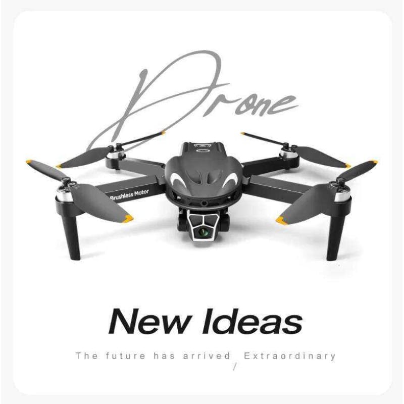 Picture of V166 Mini Drone with Camera, Foldable 1080P Adjustable Dual Camera Drone with 50x Zoom Lens, Gesture Control, 2 Batteries, Brushless Motor Drone for Kids Christmas Gifts, Adults, Beginners - Black