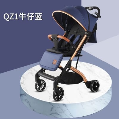 Picture of New Toby Qz1 Portable Stroiler Luggage Prams-Blue 