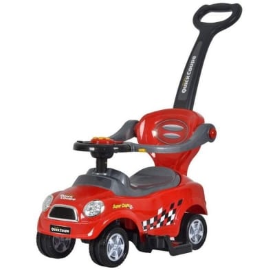 Picture of Plastic and Steel Push Car - Red
