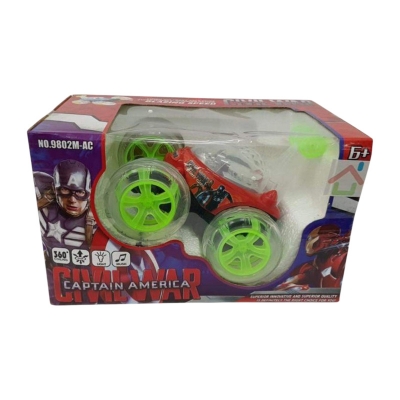 Picture of RC  CAR W/LIGHT & MUSIC,INCLUDED BATTERY /RED/BLUE 4 FUNCTION - Blue