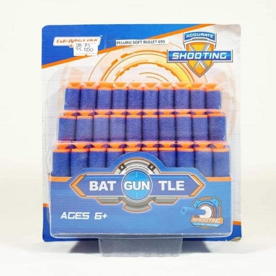 Picture of Soft Bullet Gun Battle - Peluru Gabus Lunak 30pcs - 695 - Dark blue