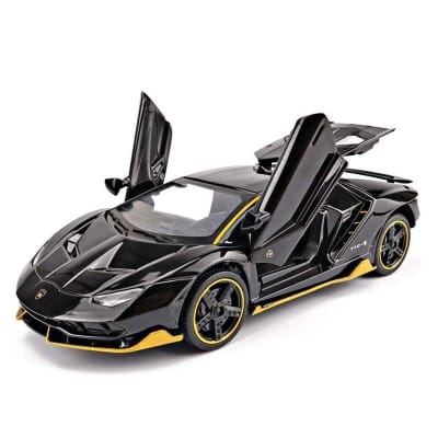 Picture of Adichai Famous Lambor-Guinee Car-Die-Cast Metal Model With Original Look Behind The Car 4 Wheel Drive With 3 Working Doors Lights & Music Toy Car