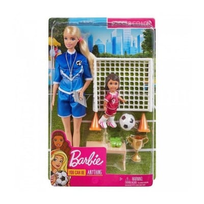 Picture of Barbie Careers Soccer Coach Blonde Hair  GLM53 - Multicolor