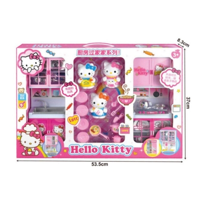 Picture of Hello Kitty 888-3 Girl Play Kitchen Series For Children Toys - Pink