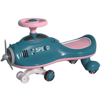 Picture of Hot Selling Baby Swing Car Child Ride On Toys/factory Price Plastic Wiggle Kids Swing Car/cheap Price Children Swing Car - Multicolor