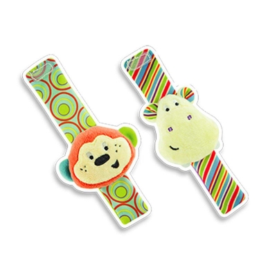 Picture of Winfun C5:C7 Fun Wrist Rattles & Foot Socks Developmental Toys - 4 Cute Animal-000129 - Multicolor