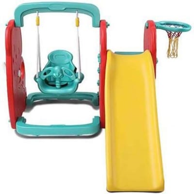 Picture of Kids Swing and Slider set toy - Multicolor