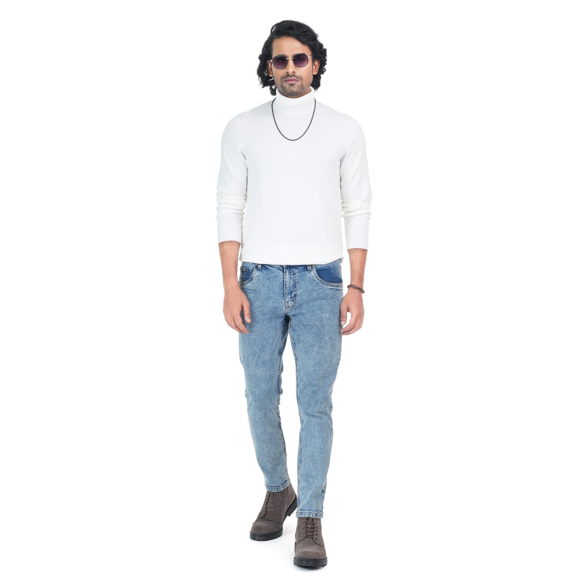 Picture of Maverick Men's Turtle Neck T-Shirt