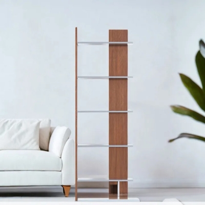 Picture of Bookshelf for Home and Office, Multipurpose Storage Rack with Display Shelves H152 × W41 × D20 cm