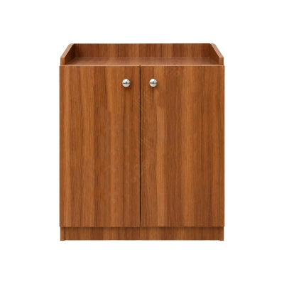 Picture of 2 Door Shoe Rack Cabinet with Storage Shelves, Footwear Organizer for Home H61 × W61 × D30 cm