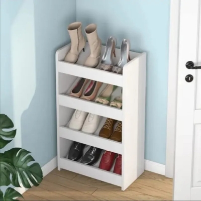Picture of Stylish Shoe Rack Cabinet for Home, Modern Footwear Organizer with Storage Shelves H86 × W61 × D30 cm