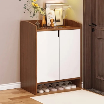 Picture of Simple Design Shoe Rack Cabinet for Home, Modern Footwear Storage Organizer with Shelves H86 × W61 × D30 cm