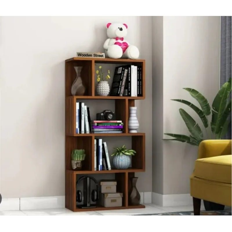 Picture of Stylish Bookshelf for Home & Office, Space-Saving Book Storage Rack H122 × W61 × D20 cm