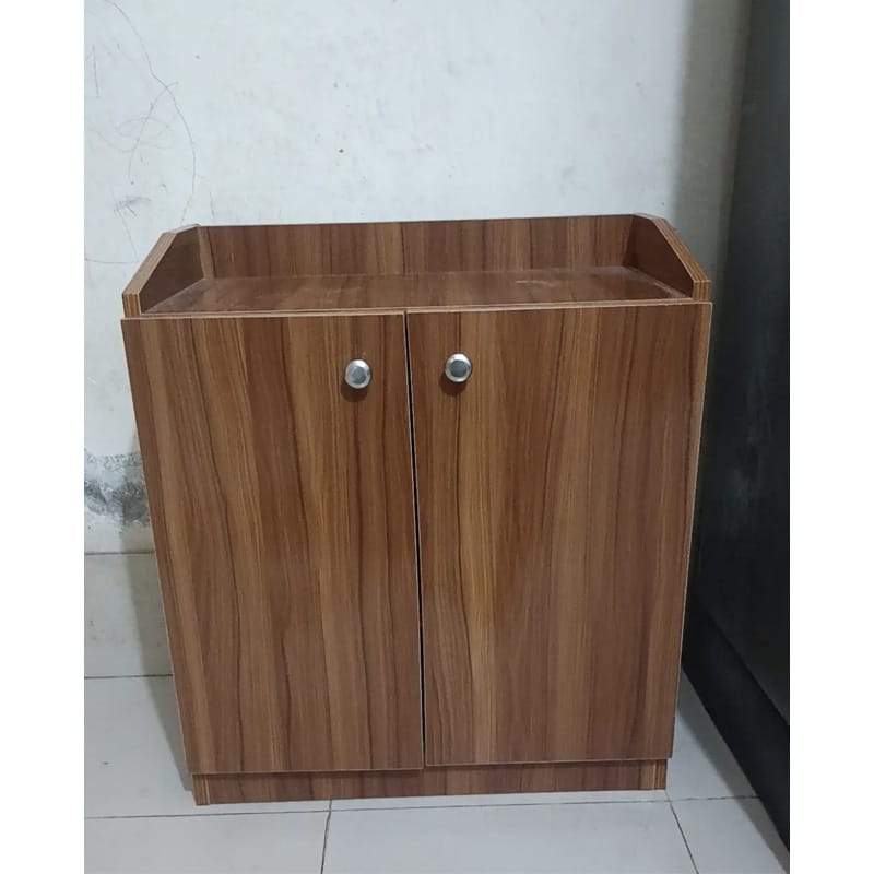 Picture of 2 Door Shoe Rack Cabinet with Storage Shelves, Footwear Organizer for Home H61 × W61 × D30 cm