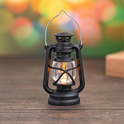 Picture of Mini Electronic Candle Light 3PCS Combo | Black + Red + White | Flickering Flame LED Night Light | Mini Oil Lamp | Christmas & Home Decoration - Multicolor 