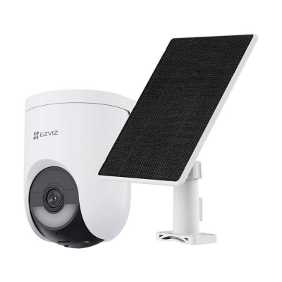 Picture of EZVIZ HB8 Lite 4G + WiFi Solar PTZ Camera 2K+ | 360° Pan Tilt | 5W Solar Panel | AI Human & Vehicle Detection | Color Night Vision | Two Way Audio - White