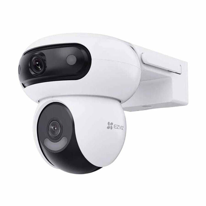 Picture of EZVIZ H90 Dual (2.8mm+6mm) (4MP+4MP) Dual Lens Pan & Tilt Wi-Fi Camera | AI Human & Vehicle Detection | Color Night Vision | Active Defense - White