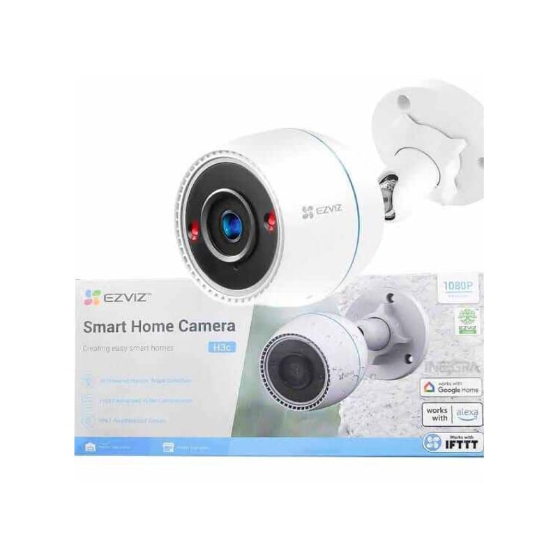 Picture of H3c  Wi-Fi Smart Home Camera  image Reliable protection simplified  If you’re looking for a simple, sturdy and smart camera that is very affordable at the same time, the H3c is possibly the best option you will find. The camera is well-designed to deliver - White