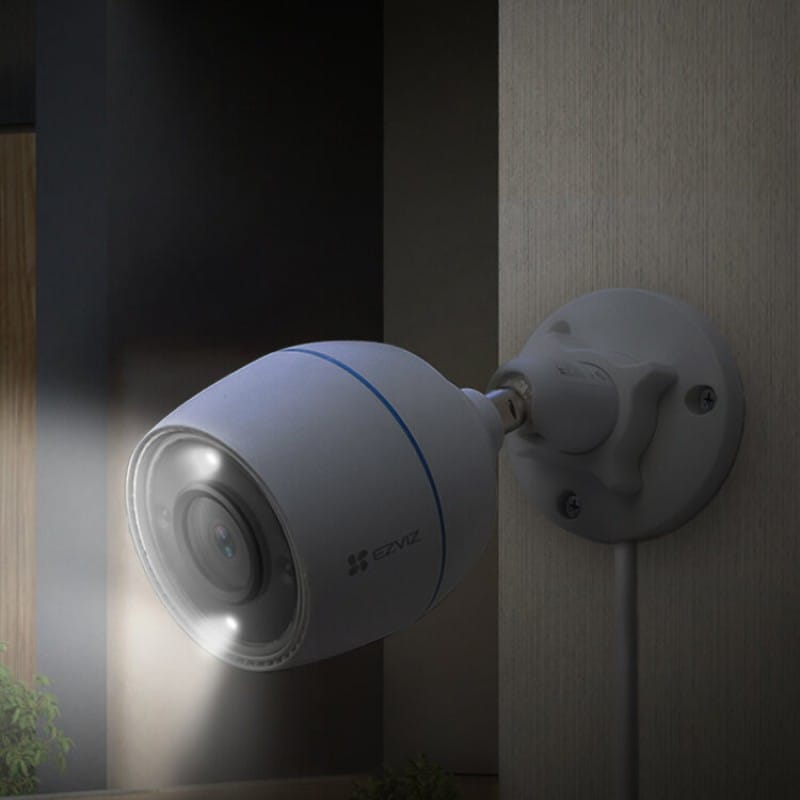 Picture of H3c  Wi-Fi Smart Home Camera  image Reliable protection simplified  If you’re looking for a simple, sturdy and smart camera that is very affordable at the same time, the H3c is possibly the best option you will find. The camera is well-designed to deliver - White