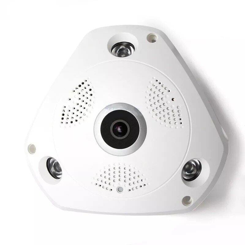 Picture of Q8 VR Cam 3MP Outdoor WiFi IP Camera | 360° Panoramic | Two-Way Audio | Color Night Vision | Motion Detection | Waterproof CCTV - White