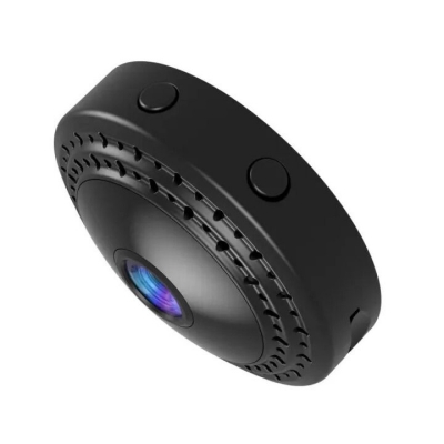 Picture of A10 Mini IP Camera 1080P WiFi Security Camera | 2MP Mini Wireless Camera with 3 Hours Battery Backup, Night Vision & 128GB Support - Black